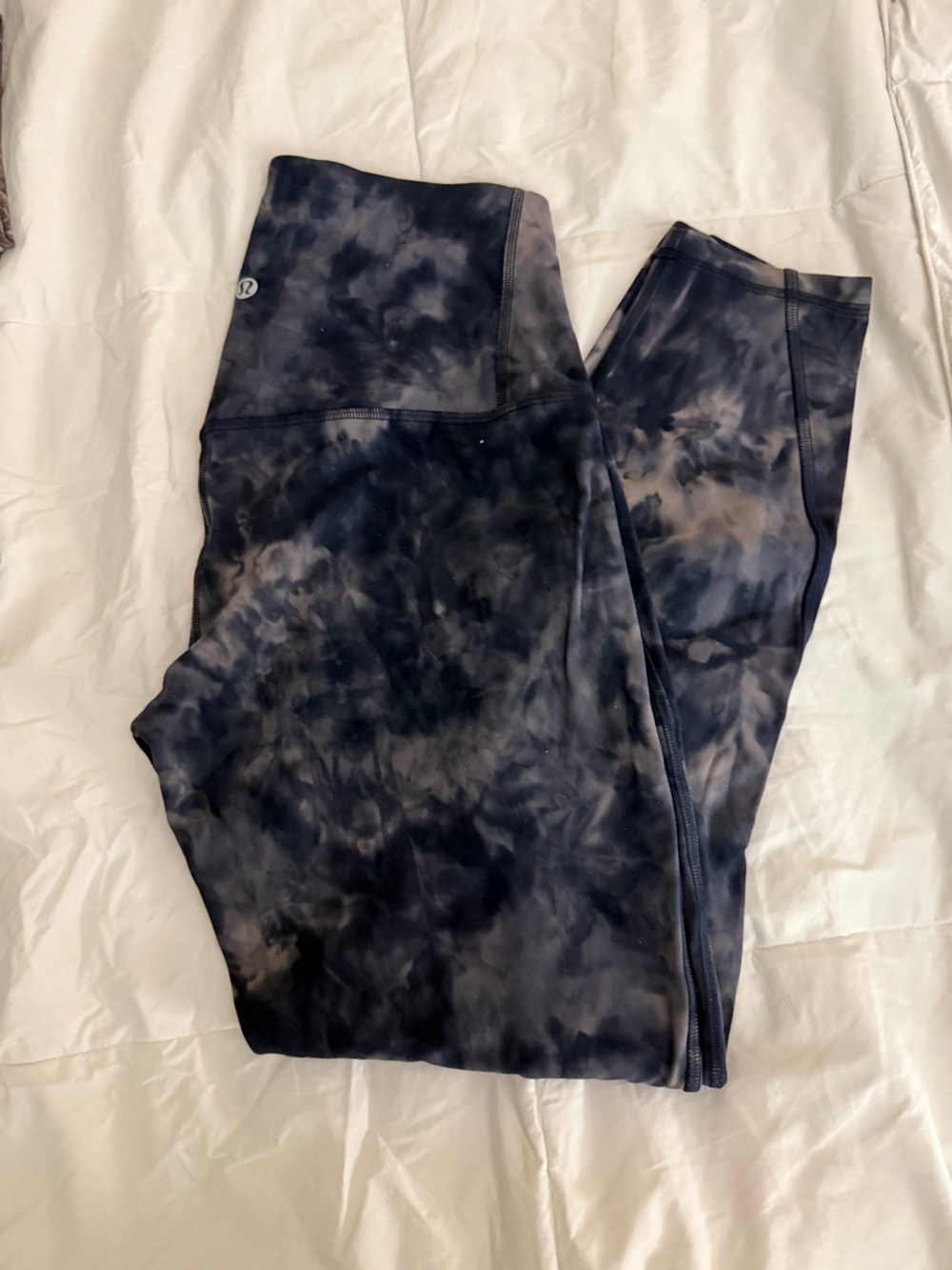 lululemon athletica Black Tie-Dye High-Rise Leggings